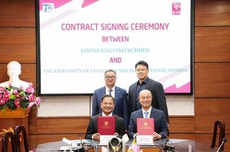 윤선생, 베트남 하노이 국립외대와 한국어 교재 공동 개발