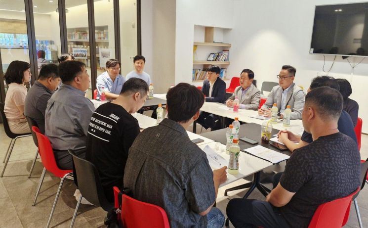 주광덕 남양주시장, 다산자연앤e편한세상3차 주민 목소리 청취