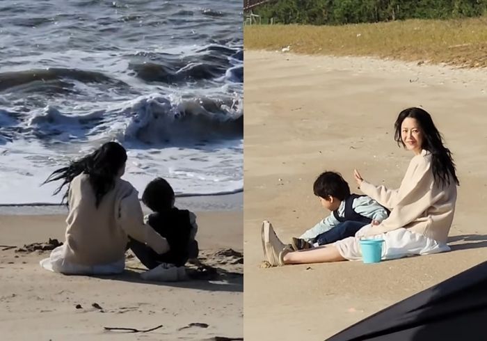 고현정과 아역배우 조세웅군. 조세웅군 어머니 SNS