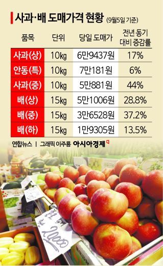 中秋将至水果价格又抬头…苹果、梨批发价涨三到四成