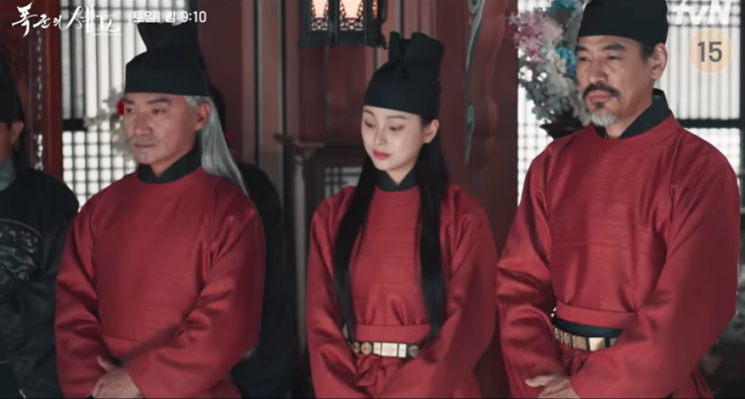 tvN 드라마 '폭군의 셰프'에서 명나라 사신들이 등장한 장면. tvN드라마 유튜브