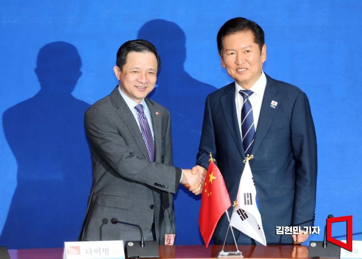 [포토] 정청래, 중국대사 접견…"한중 전략적 협력 관계 발전시켜야"