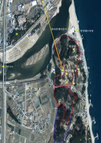 울진군 오션리조트와 골프장 개발사업 사업대상지.