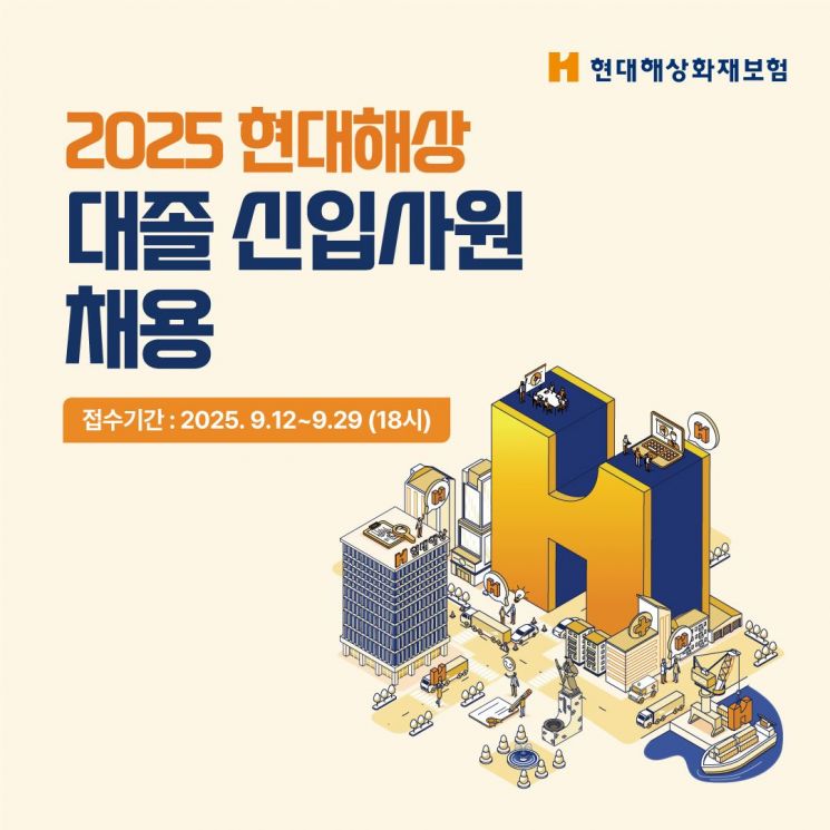 현대해상, 2025년 대졸 신입사원 채용