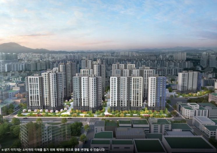 두산위브&수자인 부평 더퍼스트 투시도