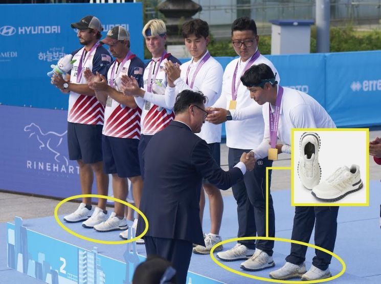 'K-양궁화' 나왔다…코오롱스포츠, 광주 세계양궁선수권서 공개