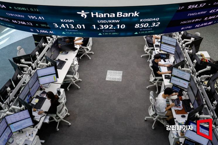 [포토] 코스피, 사상 첫 3400선 돌파