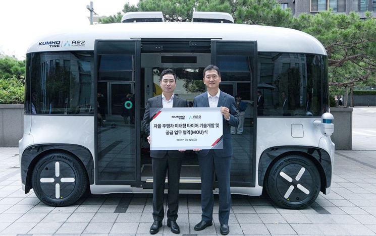 Kumho Tire and Autonomous A2Z to Develop Dedicated Tires for Autonomous Vehicles