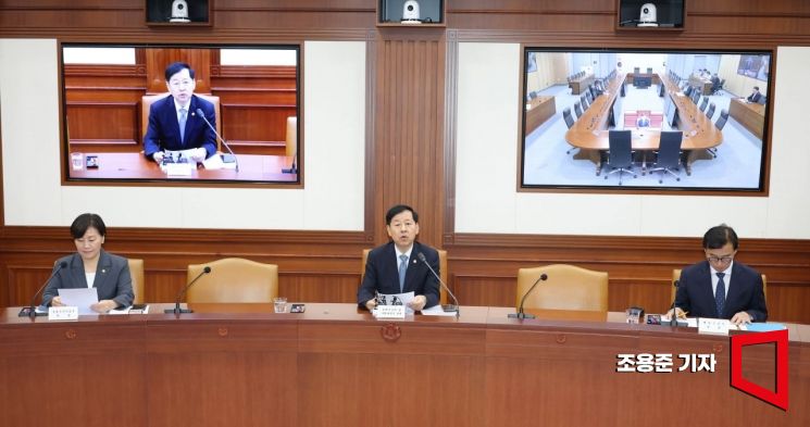 [포토] 경제관계장관회의 주재한 구윤철 부총리