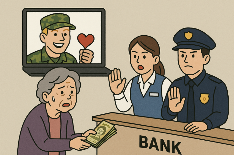 Woman in Her 70s Nearly Sends Millions to 'US Soldier Boyfriend'... Police Persuade Her After 3 Hours