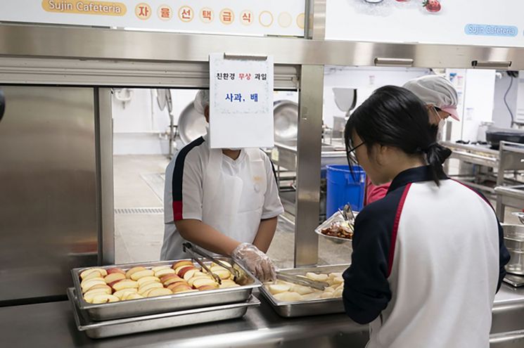 성남시, 초·중·고교 전면 '친환경 과일 학교급식 지원사업' 본격 시행