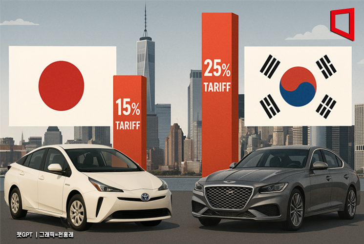 美, 일본 車관세 오늘부터 15%…韓은 무역협상 난항 속 25%