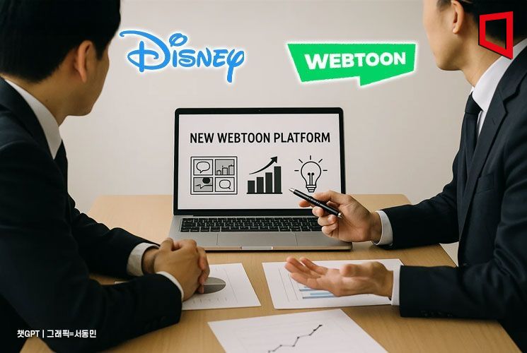 Disney and Webtoon Entertainment to Jointly Develop New Platform... Also Acquires 2% Stake