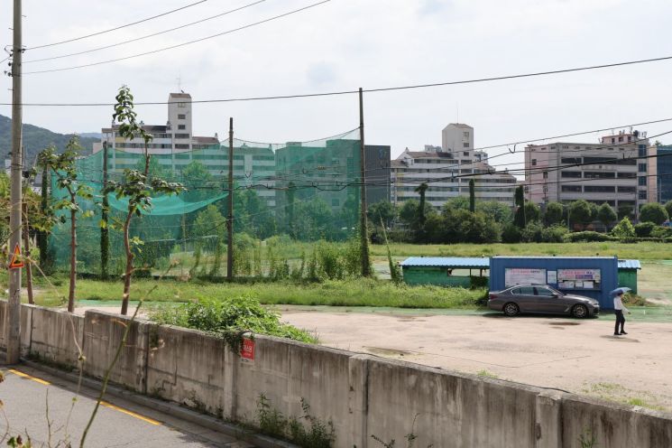서울 도봉구 성대 야구장 부지. 연합뉴스