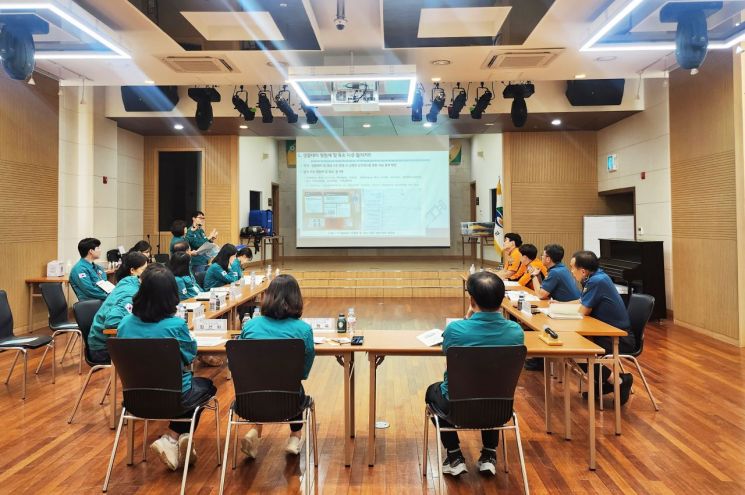 청송군  생물테러 대비 대응 소규모 교육훈련. 청송군 제공