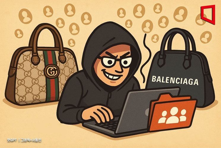 구찌·발렌시아가 명품 브랜드 털렸다…해커 "740만명 데이터 탈취"