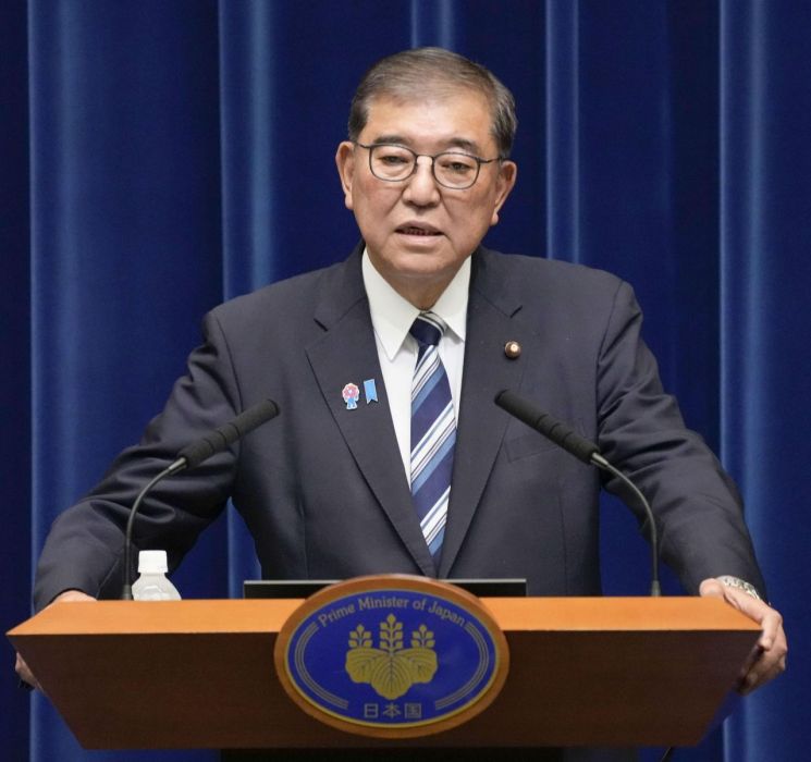 이시바 시게루 일본 총리. 연합뉴스