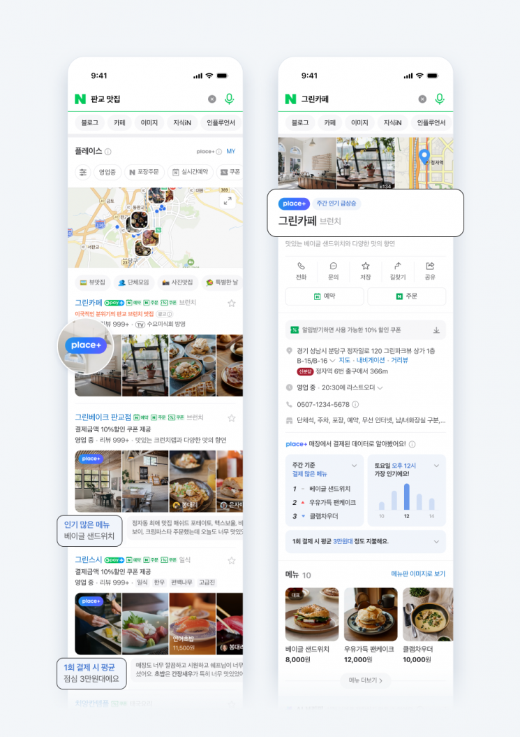 네이버는 포스(판매관리시스템 단말기·POS)와의 연동으로 음식점 현장 정보를 쉽게 확인하고 관리할 수 있는 '플레이스 플러스'의 베타 서비스 커버리지를 확대했다고 17일 밝혔다. 네이버 제공