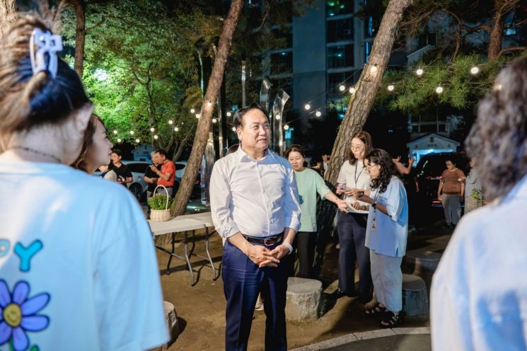 '오산 밤이 아름다워진다'…오산시, 아파트 야관경관 조명사업 속도