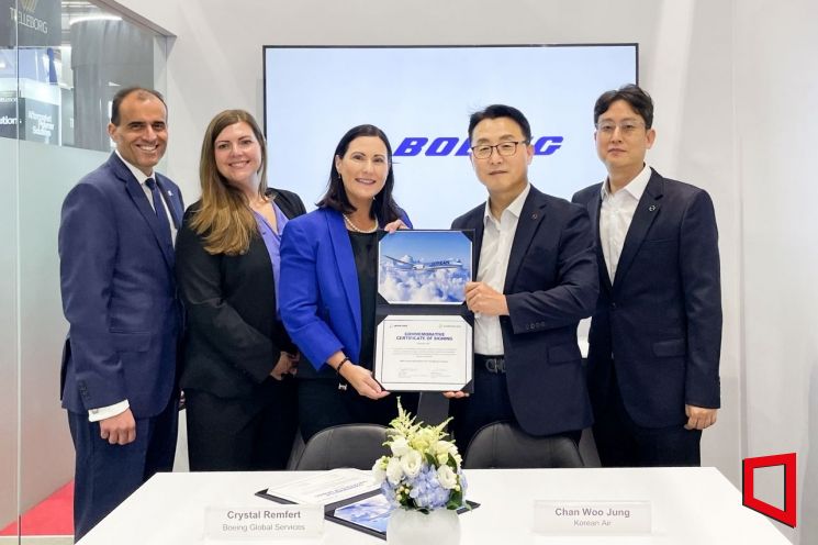 대한항공, 美 보잉과 항공기 예지정비 협력 합심