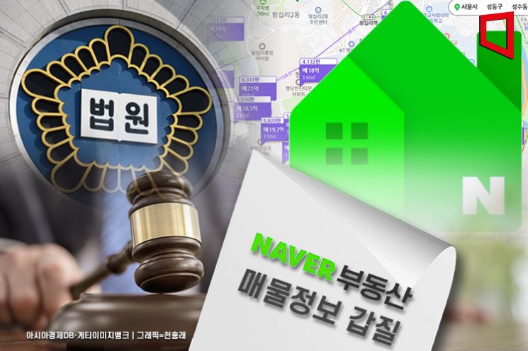 ‘‘부동산 매물정보 갑질’ 네이버, 1심 벌금 2억…“부당하게 경쟁자 배제”