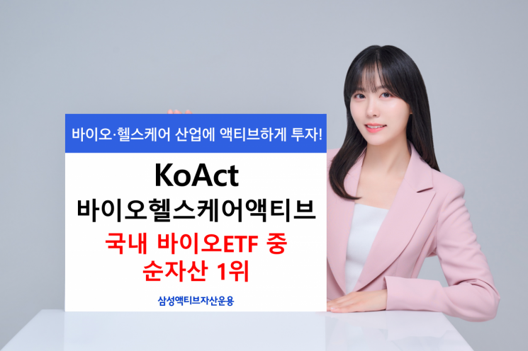 KoAct 바이오헬스케어액티브, 국내 바이오·헬스케어 ETF 중 순자산 1위