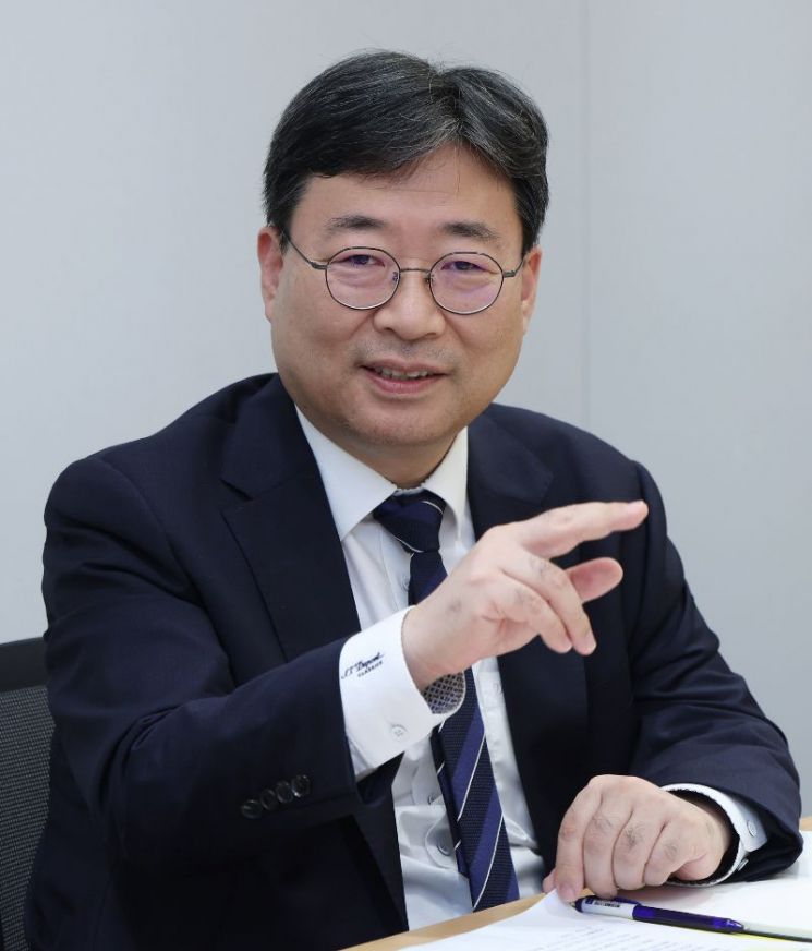 하준경 대통령실 경제성장수석이 18일 서울 용산 대통령실에서 인터뷰를 하고 있다. 사진=대통령실사진기자단