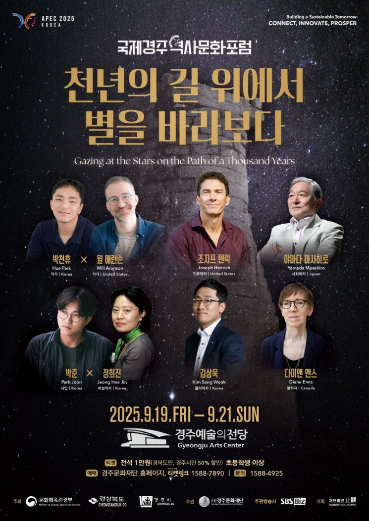 ‘2025 국제경주역사문화포럼’ 19일 개막