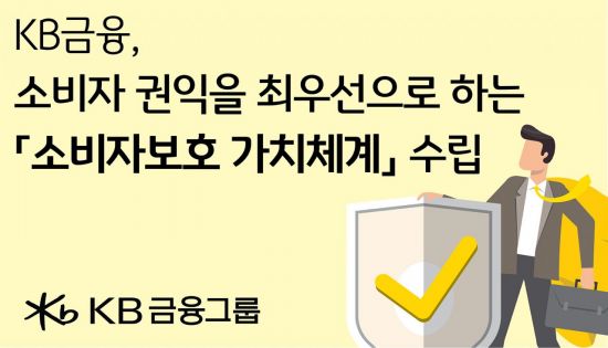 KB금융, 상품 기획부터 소비자보호 최우선 기준에…가치체계 대전환