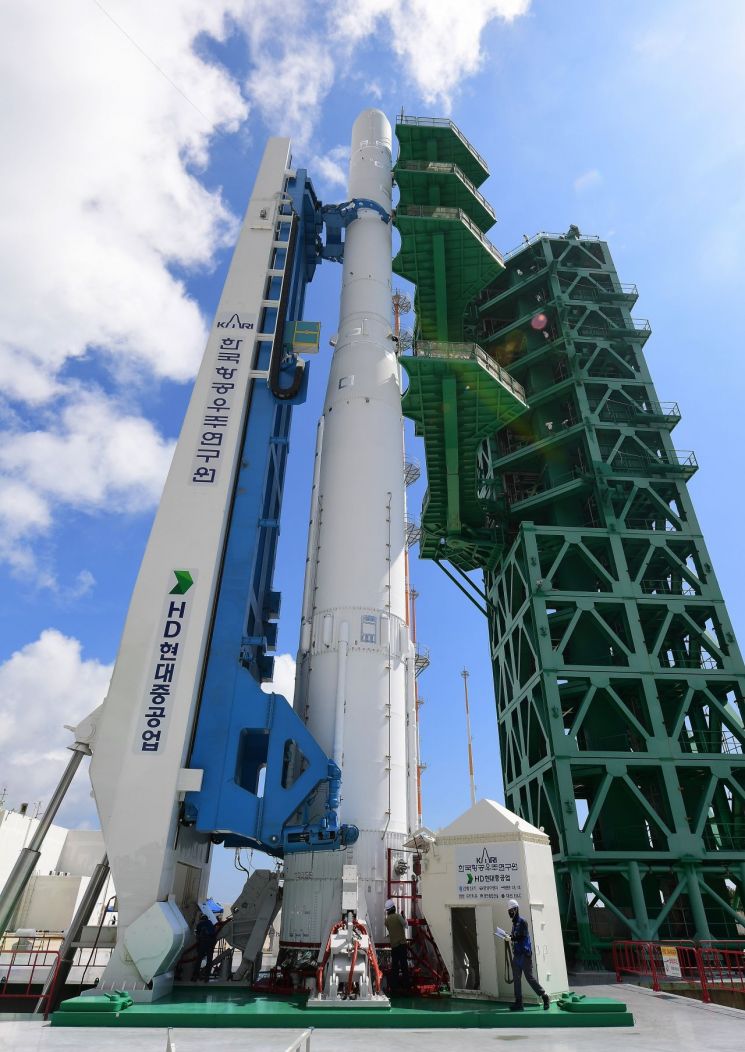 4차 발사 준비 중인 누리호. 우주청 제공