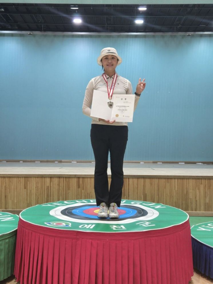 부산도시공사 양궁팀 박세은 선수.
