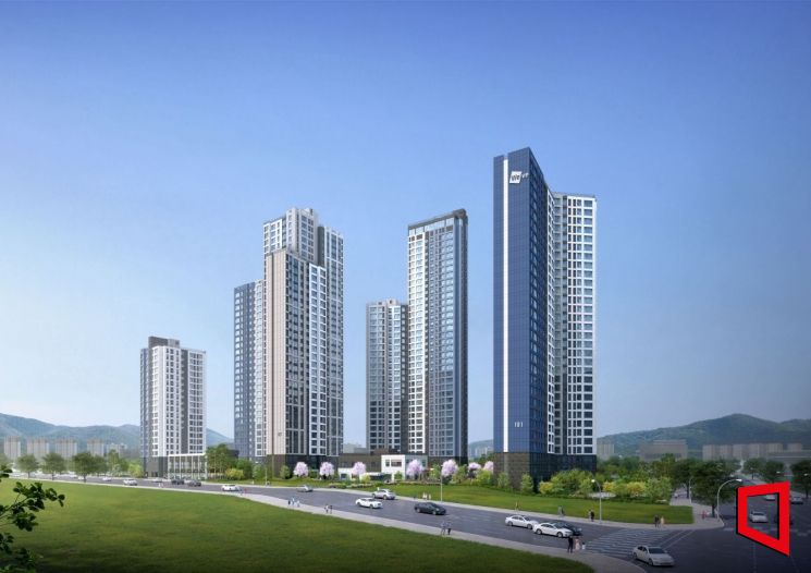 두산위브 더센트럴 도화 투시도. 두산건설 제공