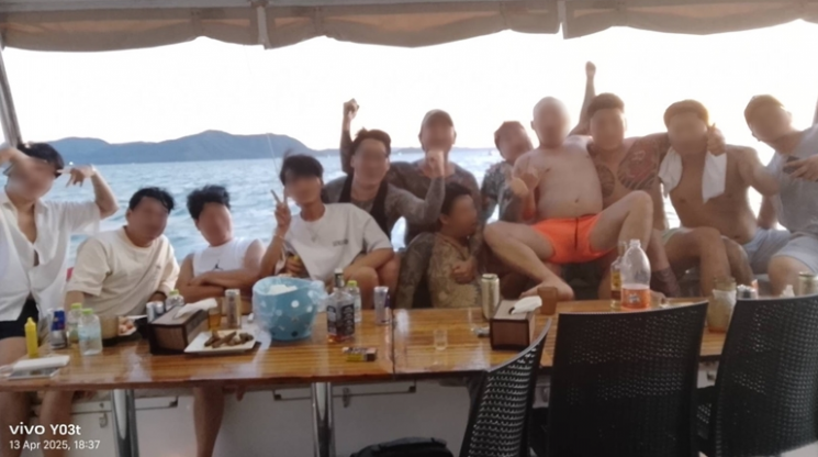 태국 파타야에서 검거된 사기조직의 워크샵 모습. 서울청 금융범죄수사대 제공