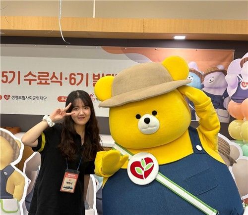 부천대학교 간호학과 백영서 학생. 연합뉴스