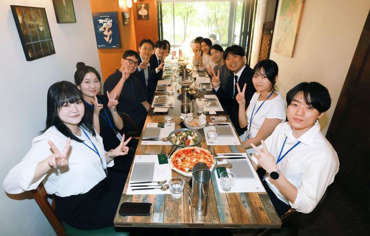 권대영 부위원장, 청년주간 맞아 금융위 인턴과 오찬