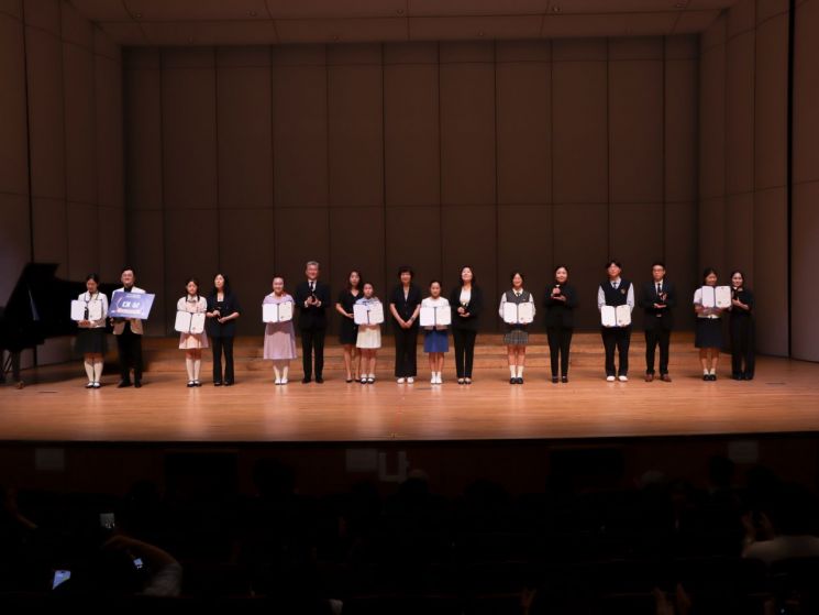 양산전국청소년합창대회 수상. 양산시 제공