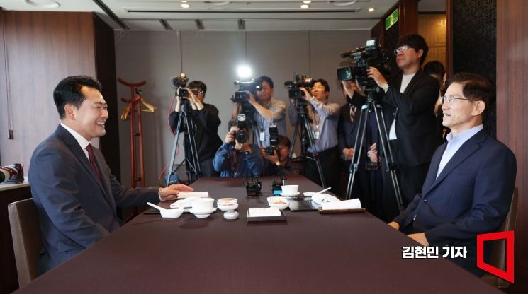 [포토] 국민의힘 장동혁-김문수, 오찬 회동