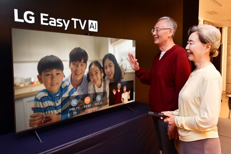 LG Electronics Launches 'Easy TV' Tailored for Seniors...Targeting the Senior Market