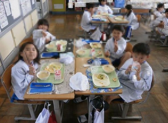 일본 초등학교 급식 모습으로 기사 본문과 무관. 아시아경제DB