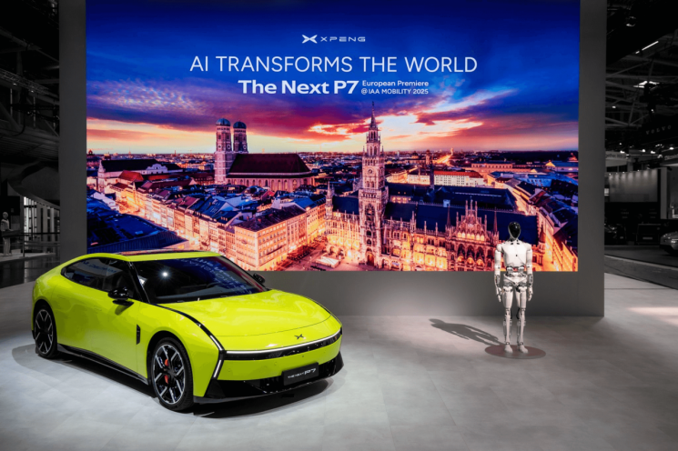 지난 9월 20일까지 독일에서 열린 IAA 2025에 참가한 샤오펑 부스 전경. 샤오펑 제공