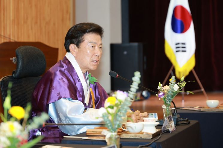 박범인 금산군수(사진=금산군 제공)
