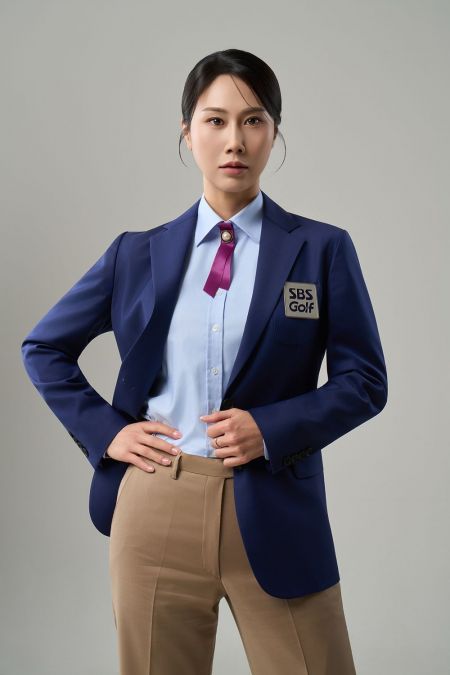 김하늘은 다양한 투어 경험을 살려 재미있는 해설을 하겠다고 말했다. SBS골프 제공