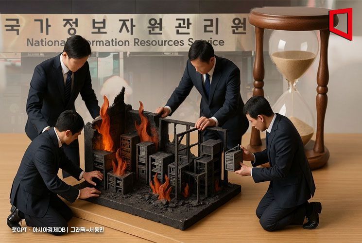 정부 전산망 복구 '2주' 걸릴 수도…핵심 시스템 96개 '전소'