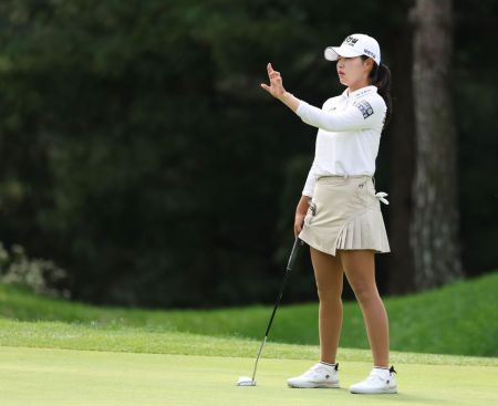 성유진이 손목 부상 악화로 동부건설ㆍ한국토지신탁 챔피언십 출전을 포기했다. KLPGA 제공