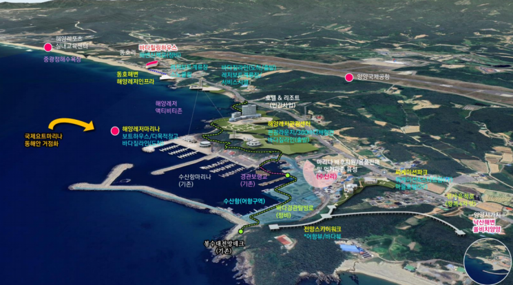 양양군, 글로벌 해양레저관광도시 도약 목표…조성사업 공모 재도전