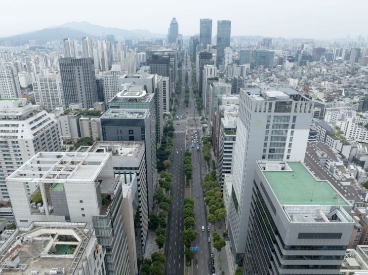 서울 강남구 테헤란로. 연합뉴스