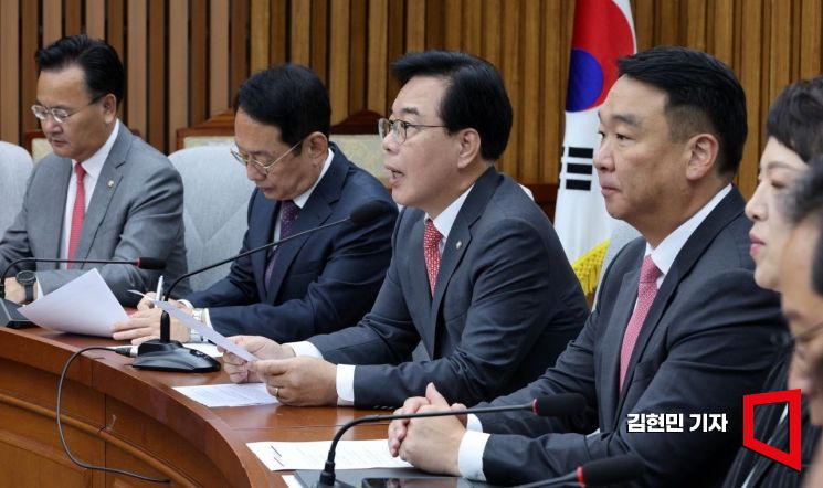 [포토] 송언석 "국감서 130일 李정권 '혼용무도' 바로 잡을 것"