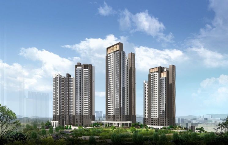 라체르보 푸르지오 써밋 투시도. 대우건설.