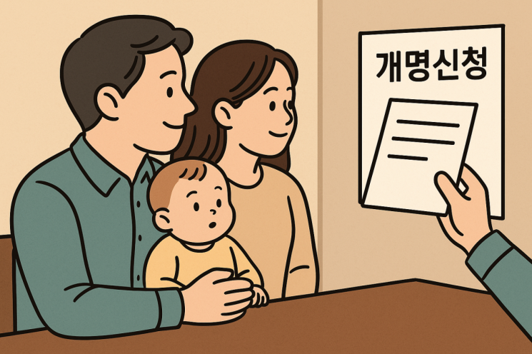 개명 관련 이미지. 챗GPT