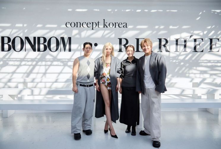 왼쪽부터 디자이너 조본봄, 아티스트 전소미, 디자이너 주현정, 디자이너 이준복